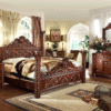 wooden bed design in Pakistan Chinioti double king and Alaskan bed prices décor designo