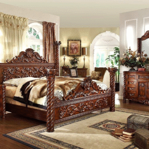 wooden bed design in Pakistan Chinioti double king and Alaskan bed prices décor designo