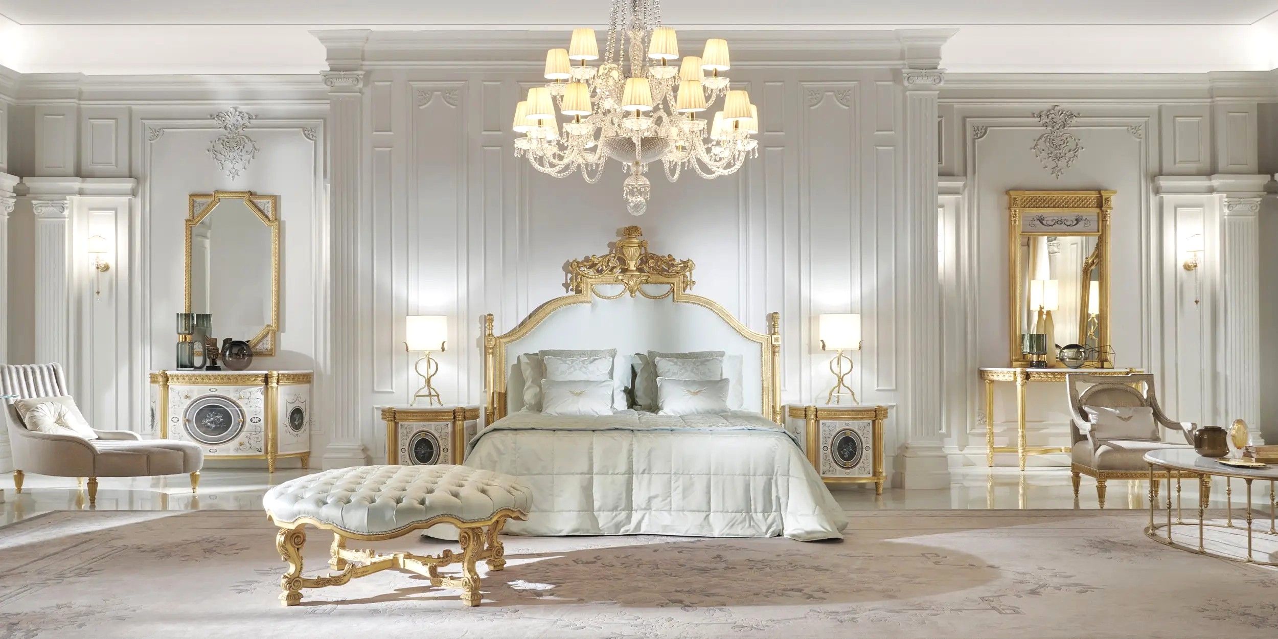 Alaskan King Bed & Double Decker Bed for Adults Luxury Oversized Beds & Modern Bedroom Furniture Worldwide