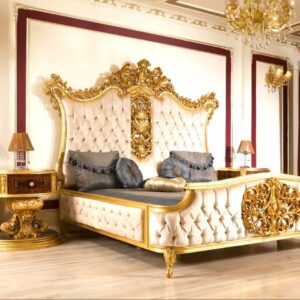 Bed design in Pakistan wooden double bed decor designo furniture