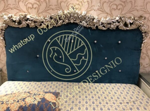Luxury Bedroom Bed Set Royal Italian Carved King Size Bed Décor Designo furniture Chiniot - Image 17