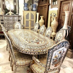 Luxury-Dining-Room-Furniture-Premium-Mother-of-Pearl-Dining-Tables-Elegant-Chairs-Complete-Dining-Sets-for-Stylish-Homes