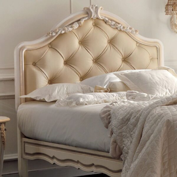 White Bed Frame Queen & King Size Double Bed Design | Décor Designo Luxury Furniture Worldwide - Image 9