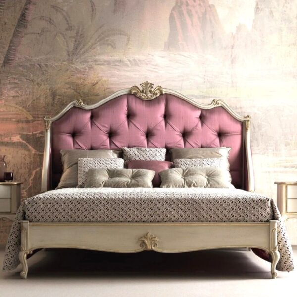 White Bed Frame Queen & King Size Double Bed Design | Décor Designo Luxury Furniture Worldwide - Image 4