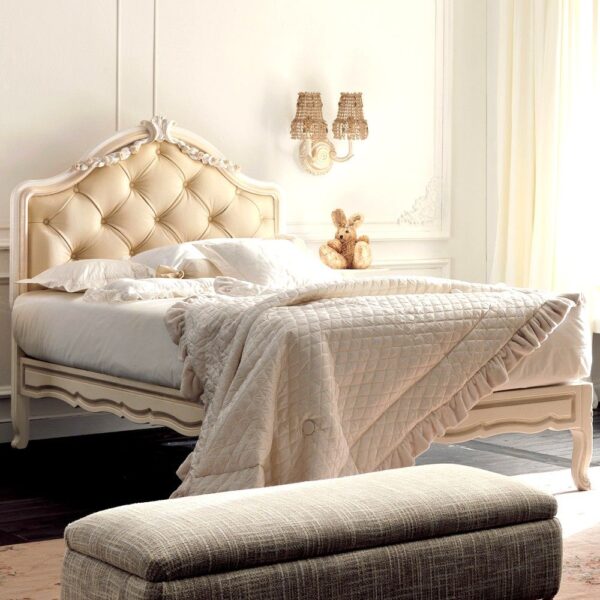 White Bed Frame Queen & King Size Double Bed Design | Décor Designo Luxury Furniture Worldwide - Image 11