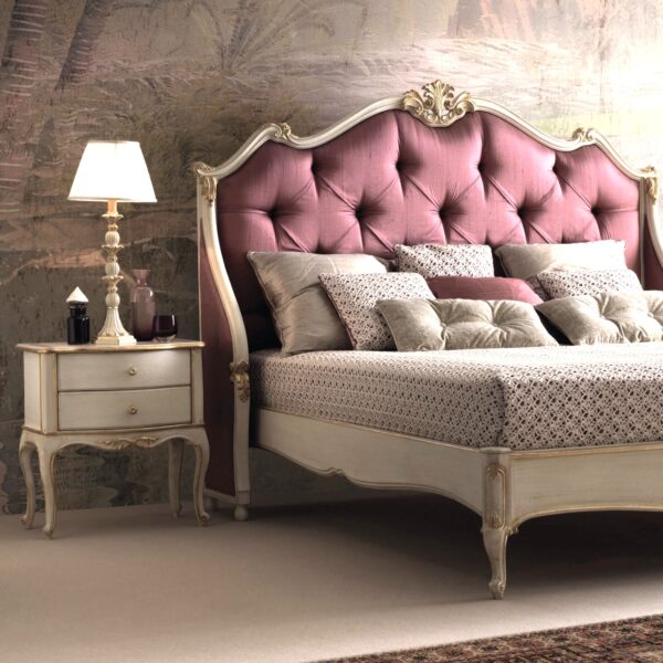 White Bed Frame Queen & King Size Double Bed Design | Décor Designo Luxury Furniture Worldwide - Image 3