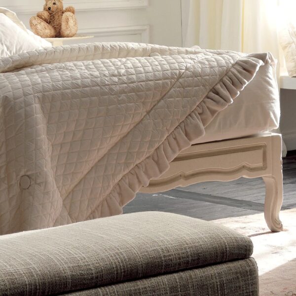 White Bed Frame Queen & King Size Double Bed Design | Décor Designo Luxury Furniture Worldwide - Image 12