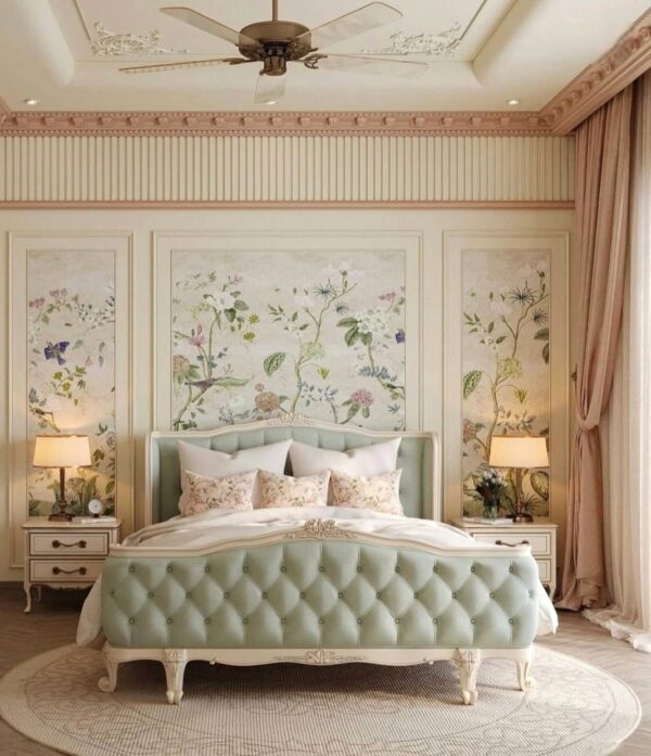 Small Double Bed Set King Size Bed Latest Wooden Bed Designs in Pakistan - Image 12