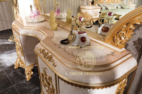 Luxury Bedroom Bed Set Décor Designo Furniture Chiniot Worldwide - Image 10