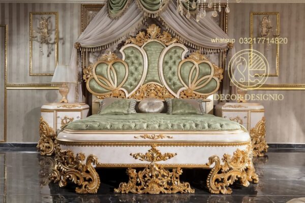 Luxury Bedroom Bed Set Décor Designo Furniture Chiniot Worldwide - Image 5