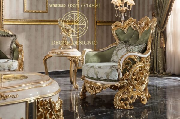 Luxury Bedroom Bed Set Décor Designo Furniture Chiniot Worldwide - Image 12