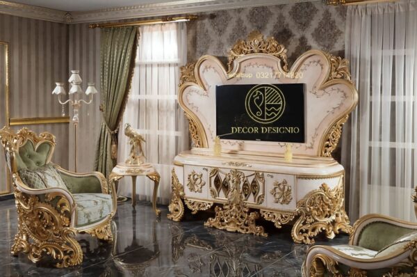 Luxury Bedroom Bed Set Décor Designo Furniture Chiniot Worldwide - Image 20