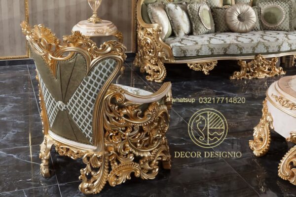 Luxury Bedroom Bed Set Décor Designo Furniture Chiniot Worldwide - Image 13