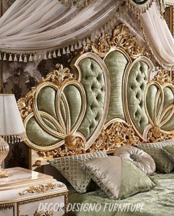 Luxury Bedroom Bed Set Décor Designo Furniture Chiniot Worldwide - Image 8