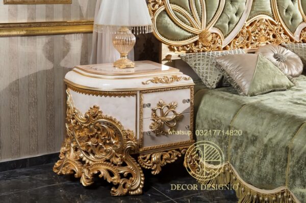 Luxury Bedroom Bed Set Décor Designo Furniture Chiniot Worldwide - Image 4