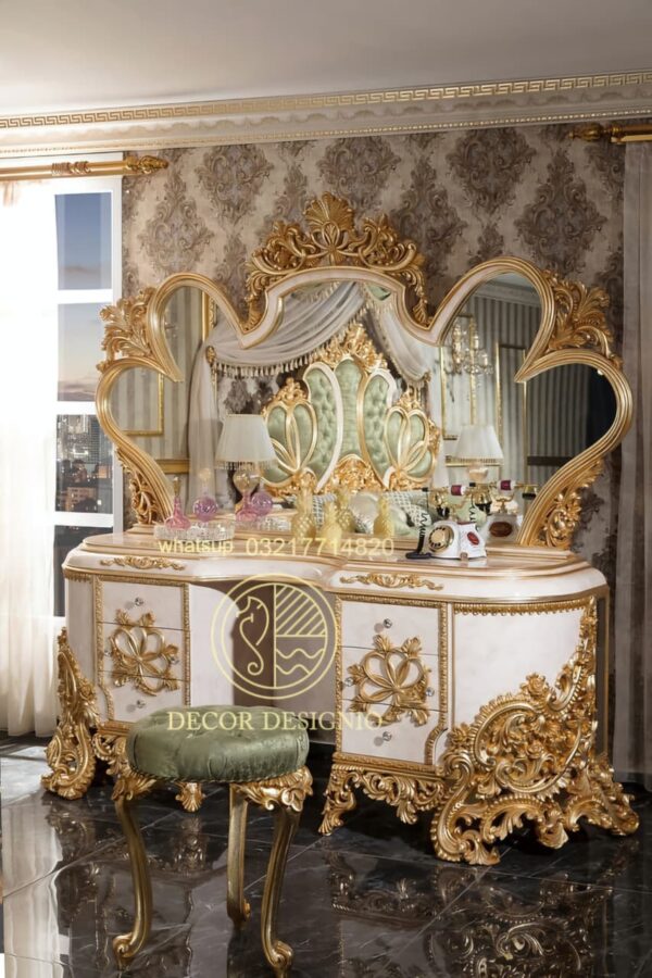 Luxury Bedroom Bed Set Décor Designo Furniture Chiniot Worldwide - Image 7