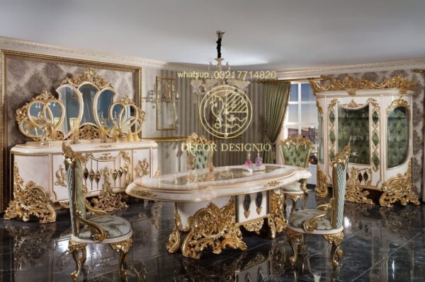 Luxury Bedroom Bed Set Décor Designo Furniture Chiniot Worldwide - Image 22