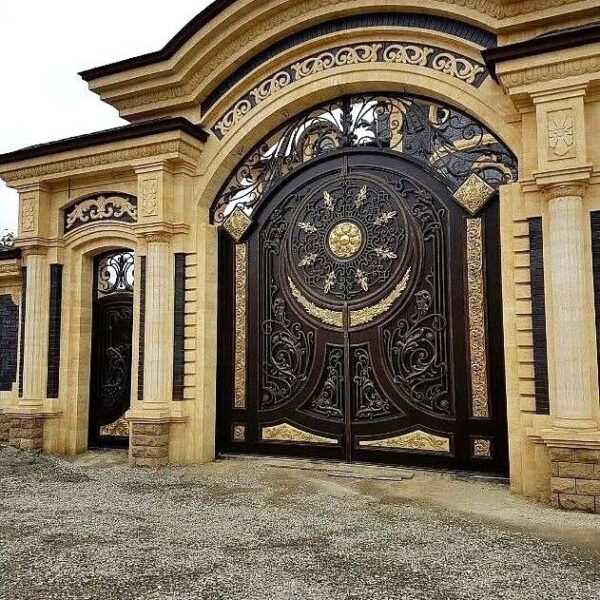 Black Front Door & Double Main Door Designs | Décor Designo Furniture - Image 9