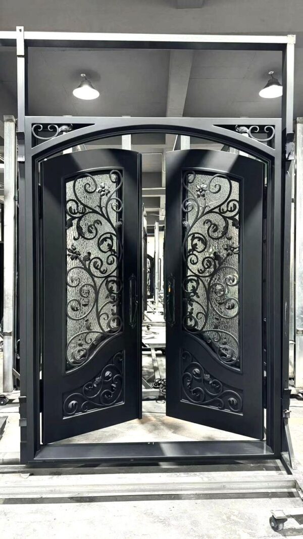 Black Front Door & Double Main Door Designs | Décor Designo Furniture - Image 13