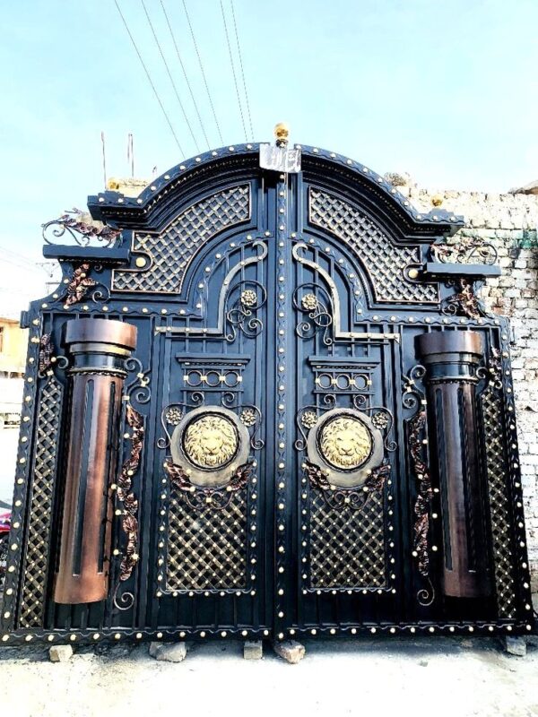 Black Front Door & Double Main Door Designs | Décor Designo Furniture - Image 12