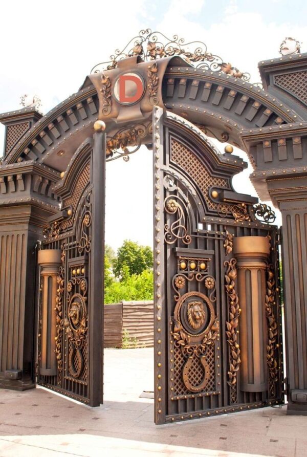 Black Front Door & Double Main Door Designs | Décor Designo Furniture - Image 18