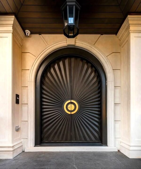 Black Front Door & Double Main Door Designs | Décor Designo Furniture - Image 7