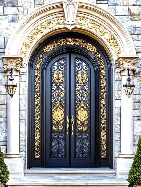 Black Front Door & Double Main Door Designs Décor Designo Furniture