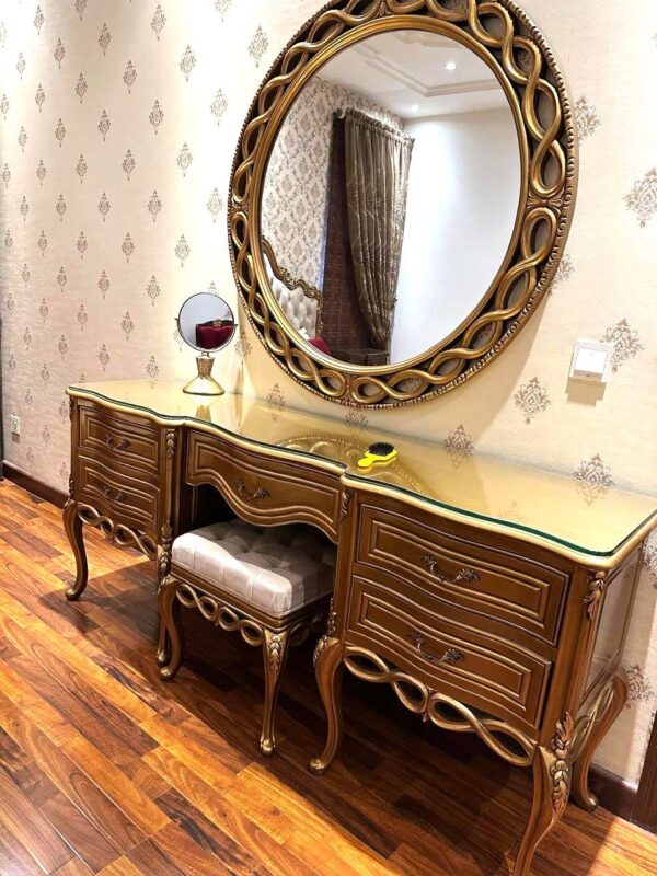 Luxury king size bed design in Pakistan queen beds queen decor designo furniture - Image 8