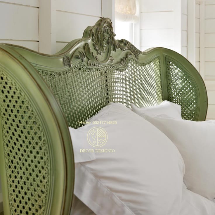 Luxury Cane Bed Design – Premium Wooden Cane Bed