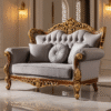 Luxury Love Seat Stylish Upholstered Loveseat for Home Décor- Décor Designo