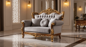 Luxury Love Seat Stylish Upholstered Loveseat for Home Décor- Décor Designo