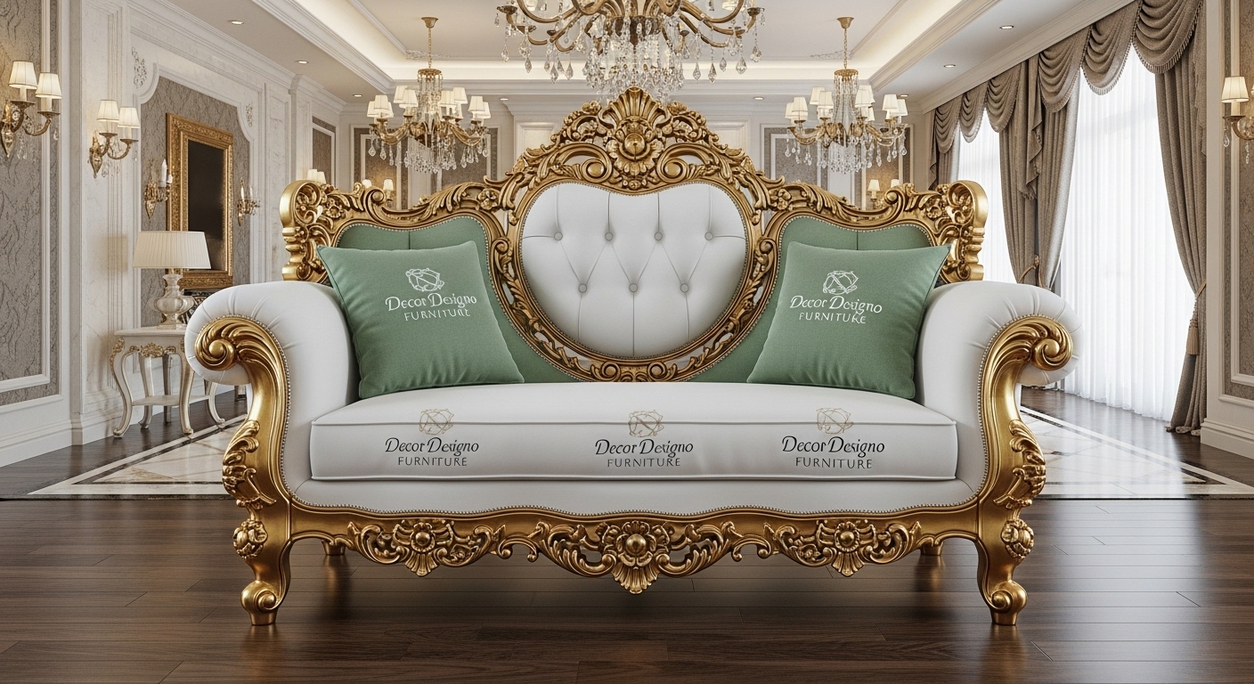Luxury Love Seat Stylish Upholstered Loveseat for Home Décor- Décor Designo