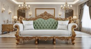 Luxury Love Seat Stylish Upholstered Loveseat for Home Décor- Décor Designo