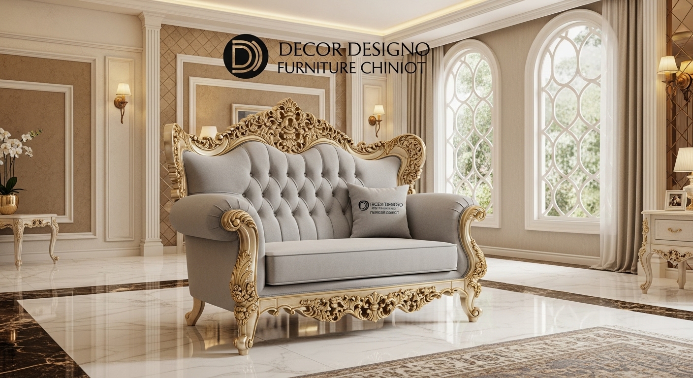 Luxury Love Seat Stylish Upholstered Loveseat for Home Décor- Décor Designo