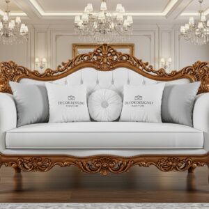 Luxury Love Seat Stylish Upholstered Loveseat for Home Décor- Décor Designo
