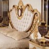 Chinioti Furniture Luxury Solid Wood Bed Frame Premium Bedroom Furniture Pakistan decor designo
