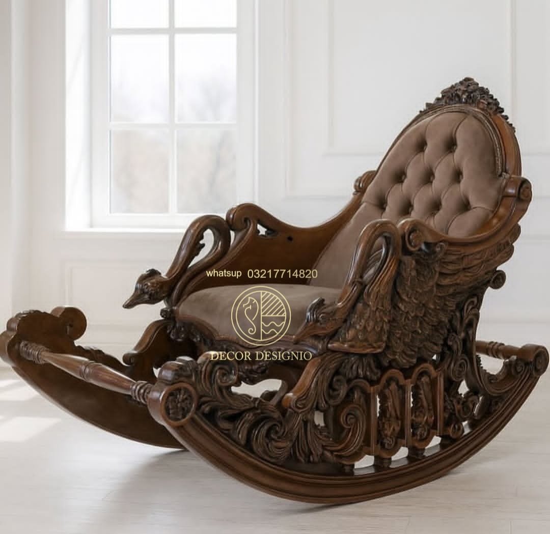 Luxury Adirondack Swing Rocking Chair – Premium Outdoor Comfort