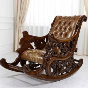 Luxury Adirondack Swing Rocking Chair – Premium Outdoor Comfort