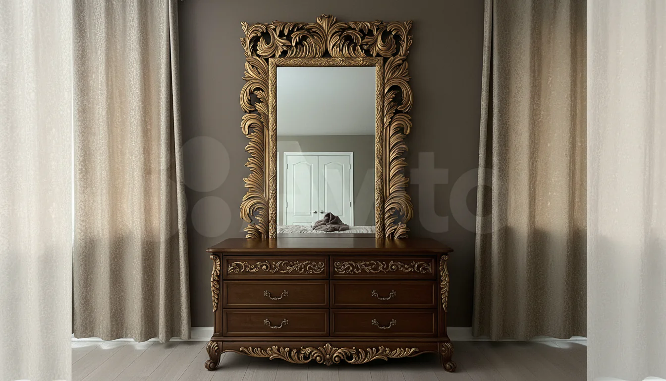 Elegant Wall Mirror Frame – Premium Decorative Wooden Wall Mirror Frame in Pakistan