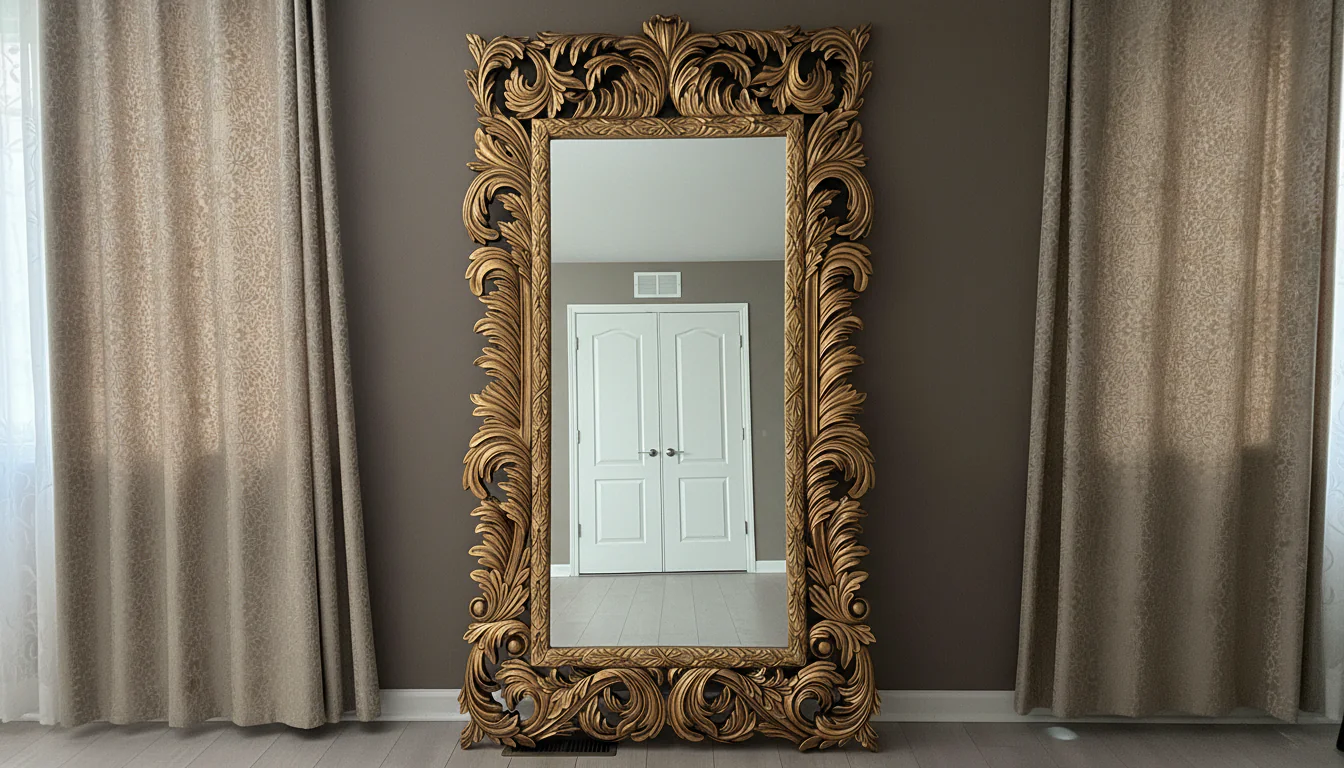 Elegant Wall Mirror Frame – Premium Decorative Wooden Wall Mirror Frame in Pakistan
