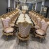 Dining Chair Set for 12 Persons in Pakistan | Luxury Wooden Chairs – Decore Designo