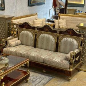 Home Lux Modern Fabric & Leather Sofa Set – 2026 Edition