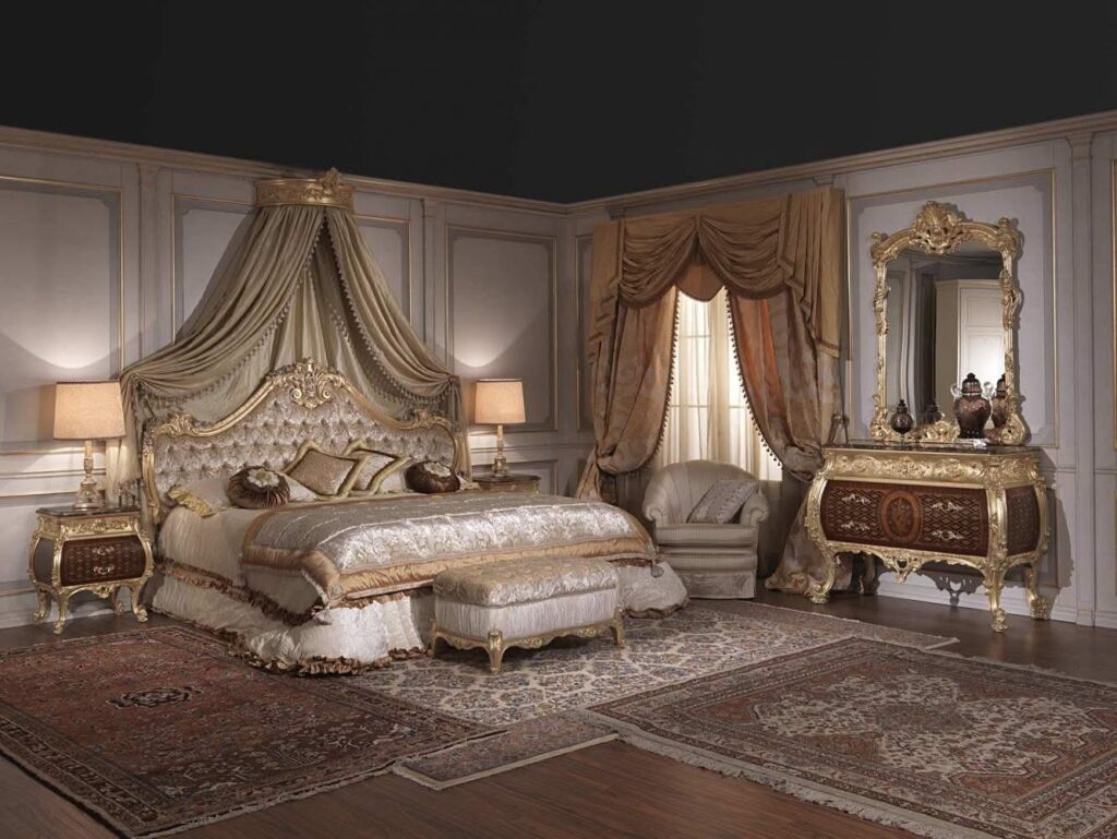Luxury Wooden King Bed Frame for Modern & Classic Bedrooms