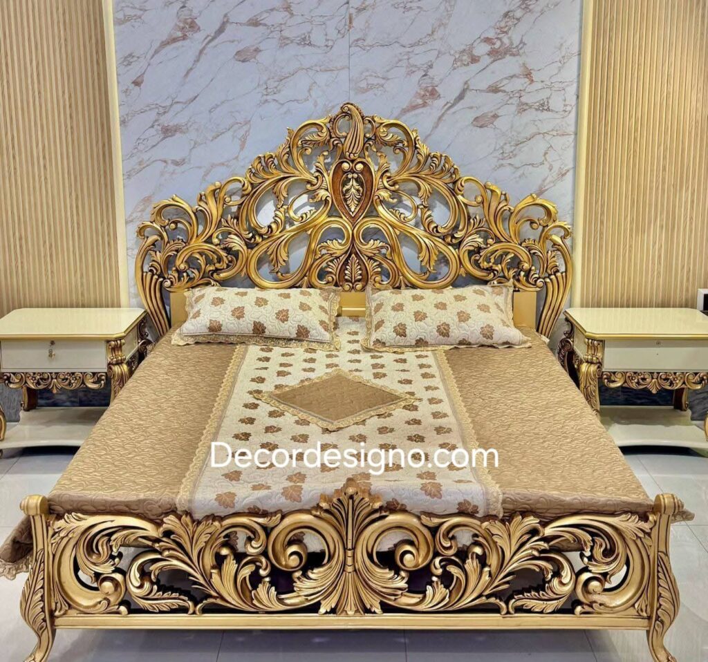 Luxury Wooden Bed Frame – Strong, Stylish & Long-Lasting