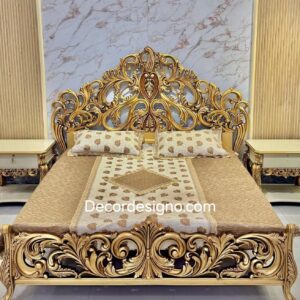Luxury Wooden Bed Frame – Strong, Stylish & Long-Lasting
