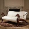 Handcrafted Sofa Set Luxury Wooden & Fabric Sofa