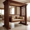 Large Wooden Swing Chinioti Family Swing