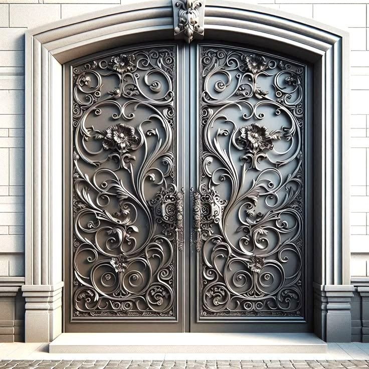 Luxury Chinioti Main Wooden Doors Decor Designo