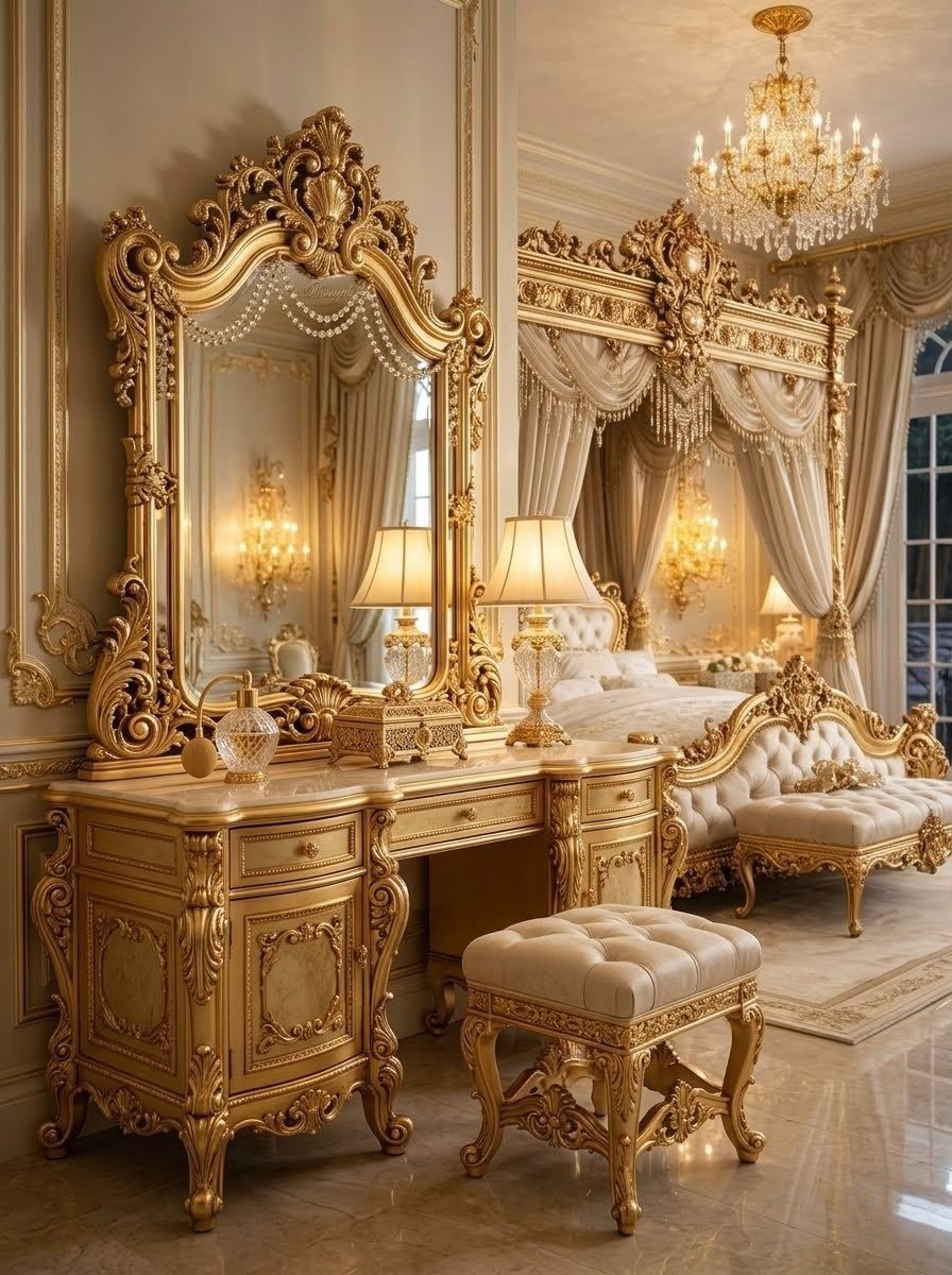 Solid Wood Canopy Bed Luxury Four Poster Design - Image 3