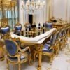 Wooden Dining Table Set of 8 Luxury DT006
